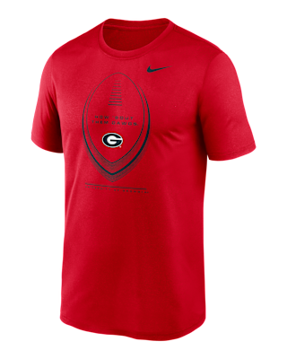 Georgia Campus Legend Shadow Logo Men's Nike Dri-FIT College T